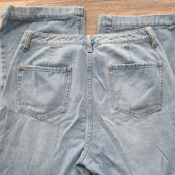 Sam Edelman Marlow Women's Braided High Rise Flare Jeans Size 30 (10) - Picture 5 of 8